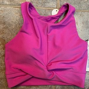 XS Pink/Purple Calia Swim Top New w/Tags